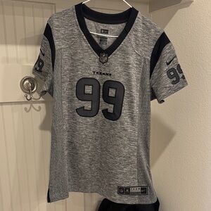 NFL Texans Gray and Black Jersey